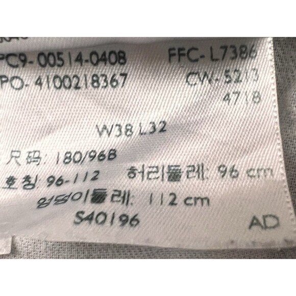 Levi's 514 Men's Jeans 38x32 Grey Cotton Straight Leg Jeans Modern Casual - Picture 11 of 14